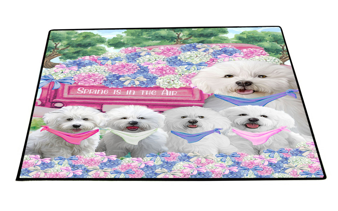 Bichon Frise Floor Mat: Explore a Variety of Designs, Anti-Slip Doormat for Indoor and Outdoor Welcome Mats, Personalized, Custom, Pet and Dog Lovers Gift