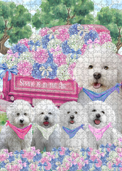 Bichon Frise Jigsaw Puzzle: Interlocking Puzzles Games for Adult, Explore a Variety of Custom Designs, Personalized, Pet and Dog Lovers Gift