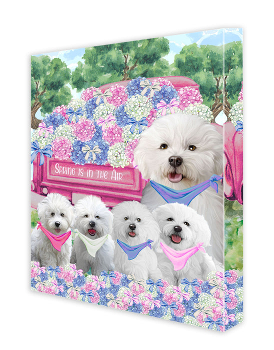 Bichon Frise Canvas: Explore a Variety of Designs, Personalized, Digital Art Wall Painting, Custom, Ready to Hang Room Decor, Dog Gift for Pet Lovers