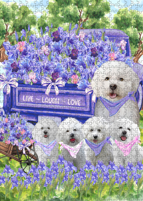 Bichon Frise Jigsaw Puzzle: Explore a Variety of Designs, Interlocking Halloween Puzzles for Adult, Custom, Personalized, Pet Gift for Dog Lovers