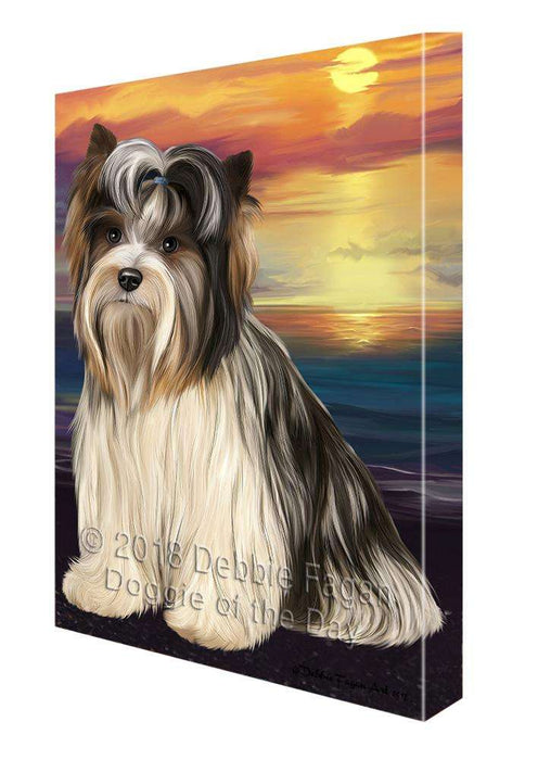 Biewer Terrier Dog Canvas Print Wall Art Décor CVS82835