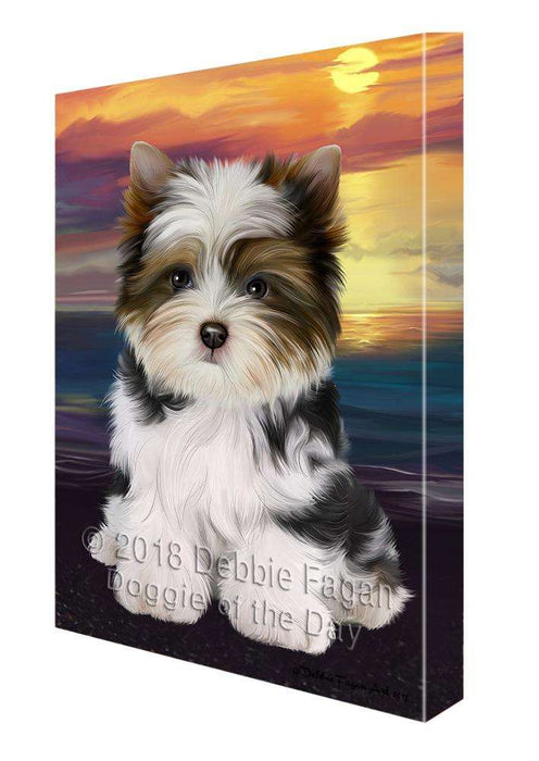 Biewer Terrier Dog Canvas Print Wall Art Décor CVS82844