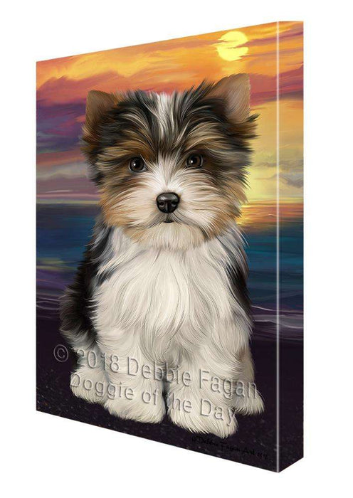 Biewer Terrier Dog Canvas Print Wall Art Décor CVS82853