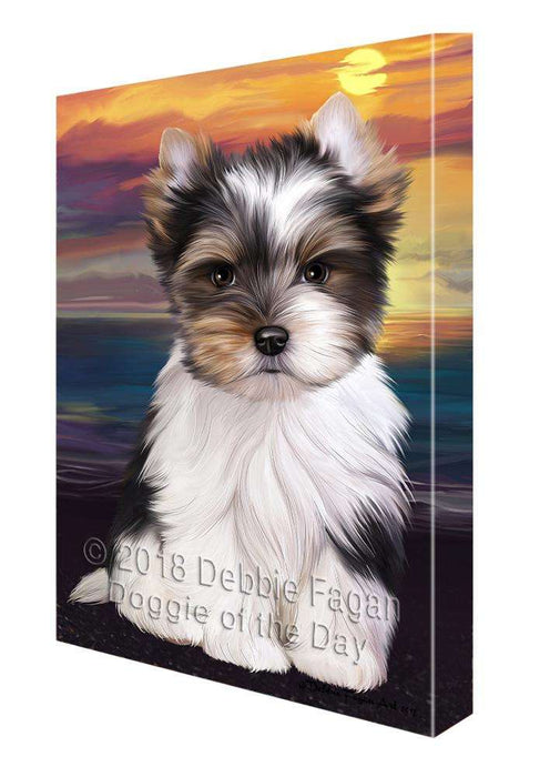 Biewer Terrier Dog Canvas Print Wall Art Décor CVS82862