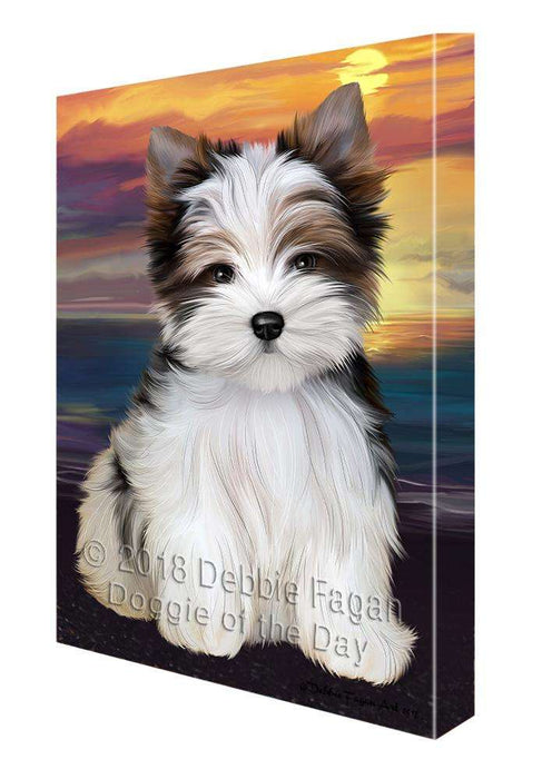 Biewer Terrier Dog Canvas Print Wall Art Décor CVS82871