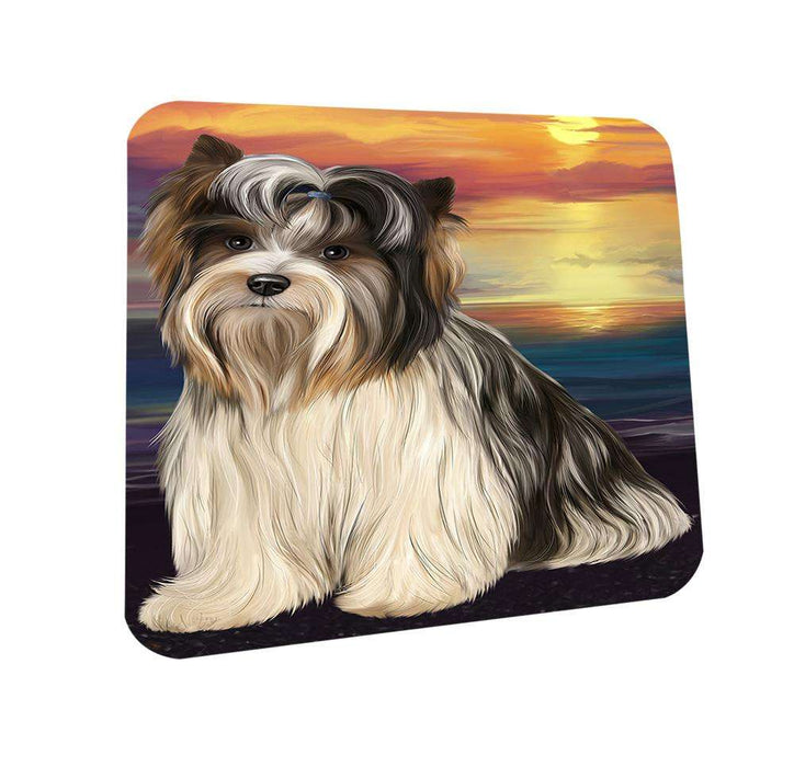 Biewer Terrier Dog Coasters Set of 4 CST51689