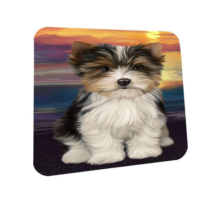 Biewer Terrier Dog Coasters Set of 4 CST51691