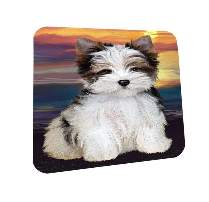 Biewer Terrier Dog Coasters Set of 4 CST51693