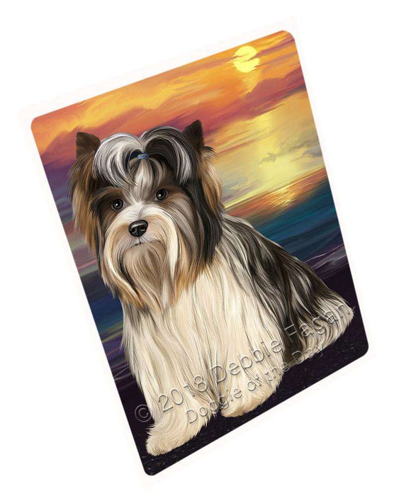 Biewer Terrier Dog Large Refrigerator / Dishwasher Magnet RMAG70878