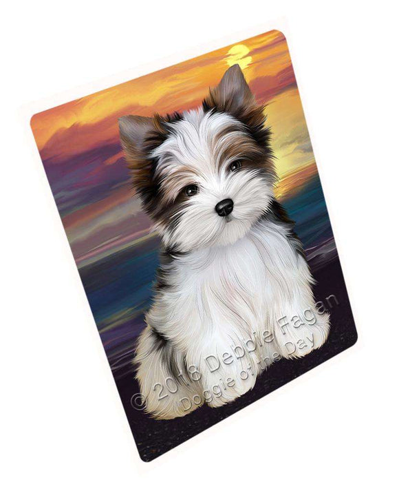 Biewer Terrier Dog Large Refrigerator / Dishwasher Magnet RMAG70902