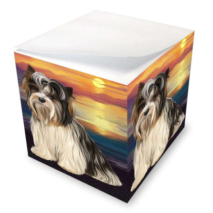 Biewer Terrier Dog Note Cube NOC51730