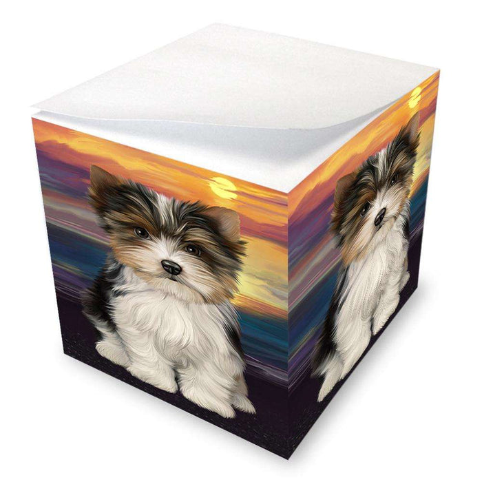 Biewer Terrier Dog Note Cube NOC51732