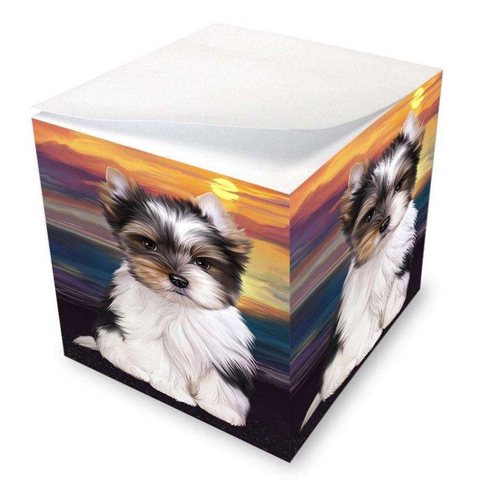 Biewer Terrier Dog Note Cube NOC51733