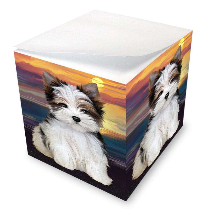 Biewer Terrier Dog Note Cube NOC51734