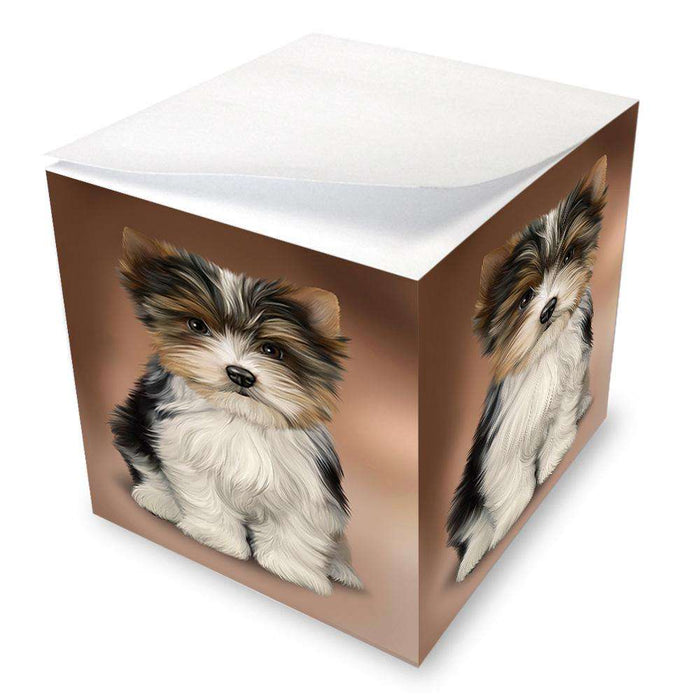 Biewer Terrier Dog Note Cube NOC51735