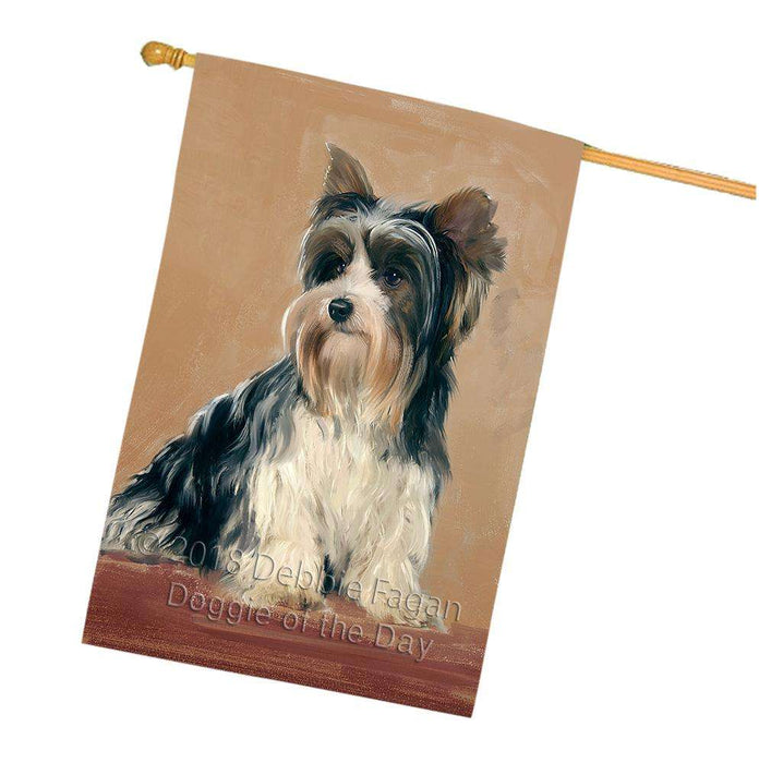 Biewer Terriers Dog House Flag FLG54585