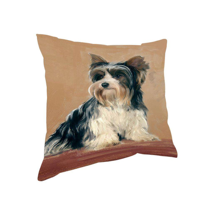 Biewer Terriers Dog Pillow PIL74172