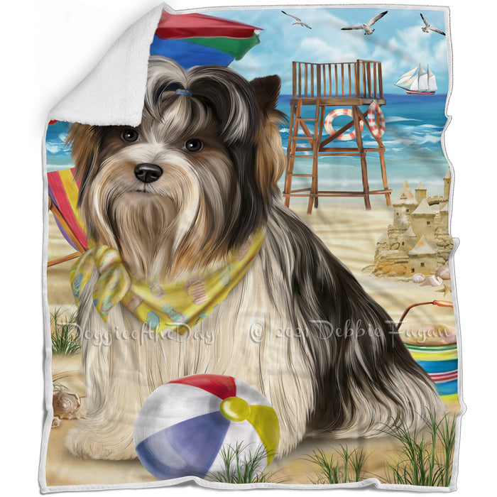 Pet Friendly Beach Biewer Terrier Dog Blanket BLNKT65586