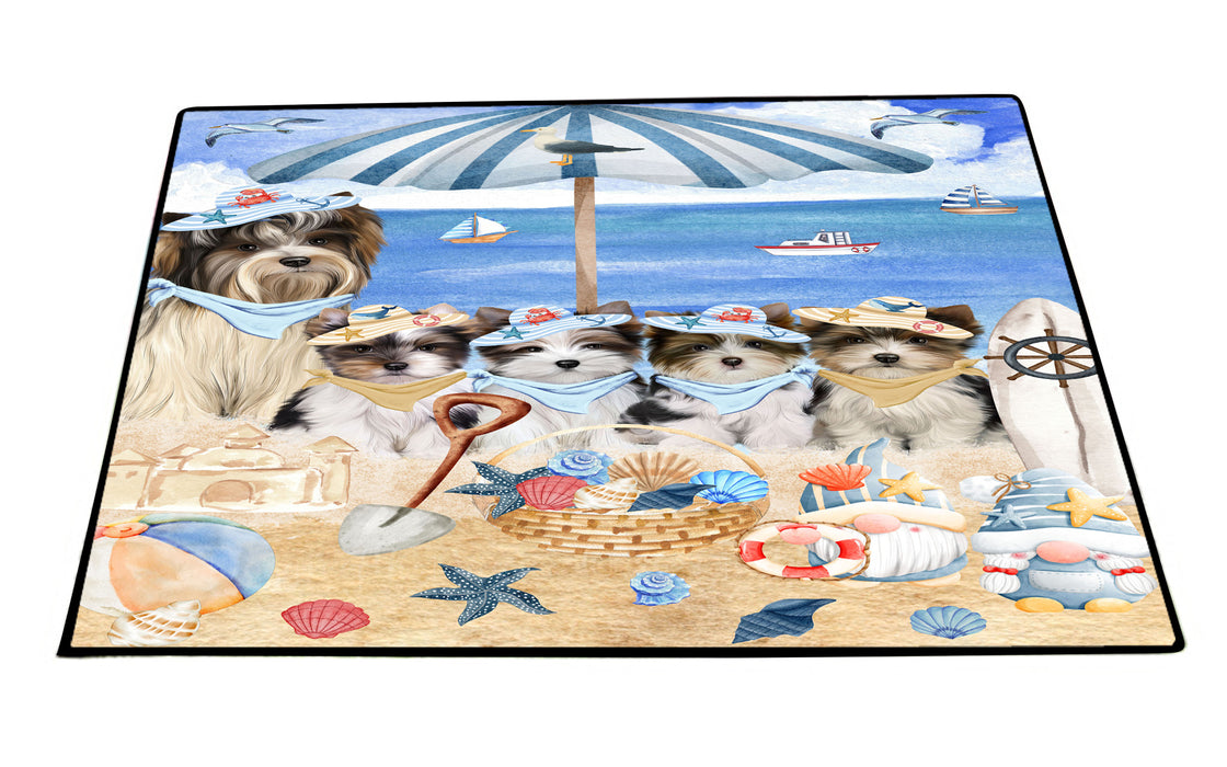 Biewer Terrier Floor Mat and Door Mats, Explore a Variety of Designs, Personalized, Anti-Slip Welcome Mat for Outdoor and Indoor, Custom Gift for Dog Lovers