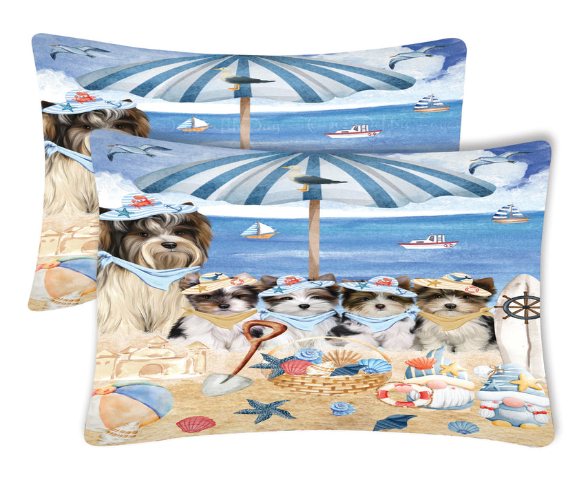 Biewer Terrier Pillow Case: Explore a Variety of Custom Designs, Personalized, Soft and Cozy Pillowcases Set of 2, Gift for Pet and Dog Lovers