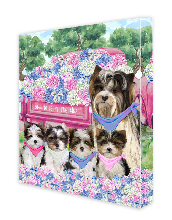 Biewer Terrier Canvas: Explore a Variety of Designs, Personalized, Digital Art Wall Painting, Custom, Ready to Hang Room Decor, Dog Gift for Pet Lovers