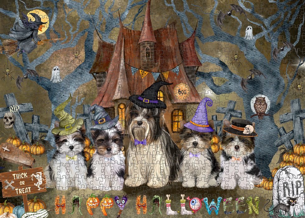 Biewer Terrier Jigsaw Puzzle: Explore a Variety of Designs, Interlocking Puzzles Games for Adult, Custom, Personalized, Gift for Dog and Pet Lovers