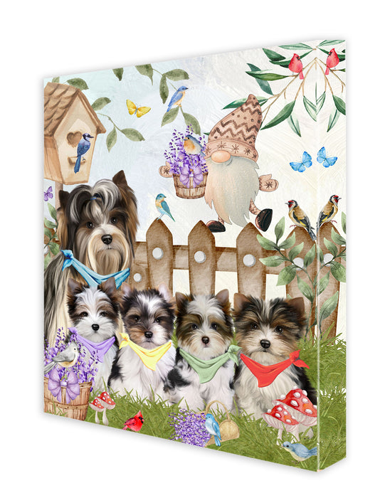 Biewer Terrier Canvas: Explore a Variety of Designs, Custom, Personalized, Digital Art Wall Painting, Ready to Hang Room Decor, Gift for Dog and Pet Lovers