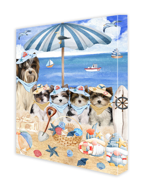 Biewer Terrier Canvas: Explore a Variety of Designs, Custom, Personalized, Digital Art Wall Painting, Ready to Hang Room Decor, Gift for Dog and Pet Lovers