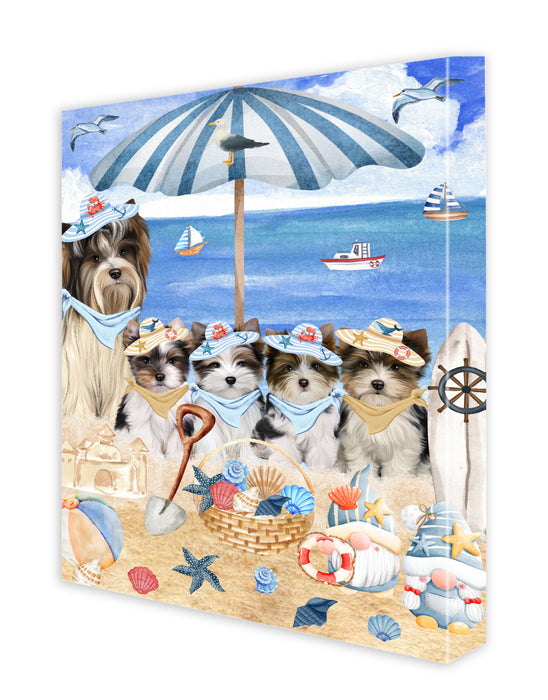Biewer Terrier Canvas: Explore a Variety of Custom Designs, Personalized, Digital Art Wall Painting, Ready to Hang Room Decor, Gift for Pet & Dog Lovers