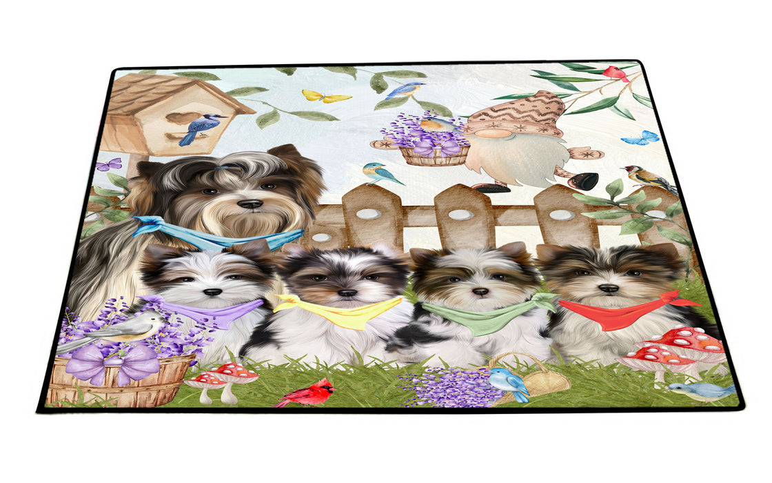 Biewer Terrier Floor Mat and Door Mats, Explore a Variety of Designs, Personalized, Anti-Slip Welcome Mat for Outdoor and Indoor, Custom Gift for Dog Lovers