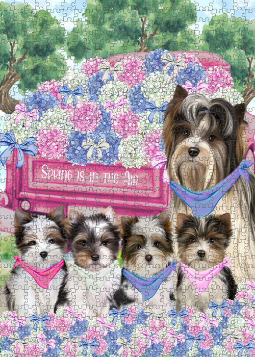 Biewer Terrier Jigsaw Puzzle, Interlocking Puzzles Games for Adult, Explore a Variety of Designs, Personalized, Custom,  Gift for Pet and Dog Lovers