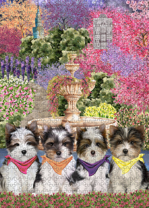 Biewer Terrier Jigsaw Puzzle: Interlocking Puzzles Games for Adult, Explore a Variety of Custom Designs, Personalized, Pet and Dog Lovers Gift