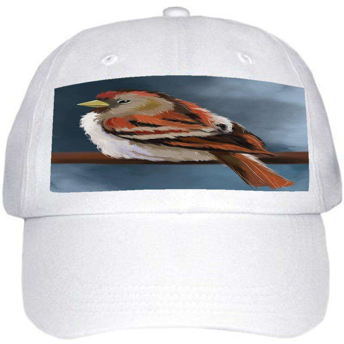Bird Ball Hat Cap Off White