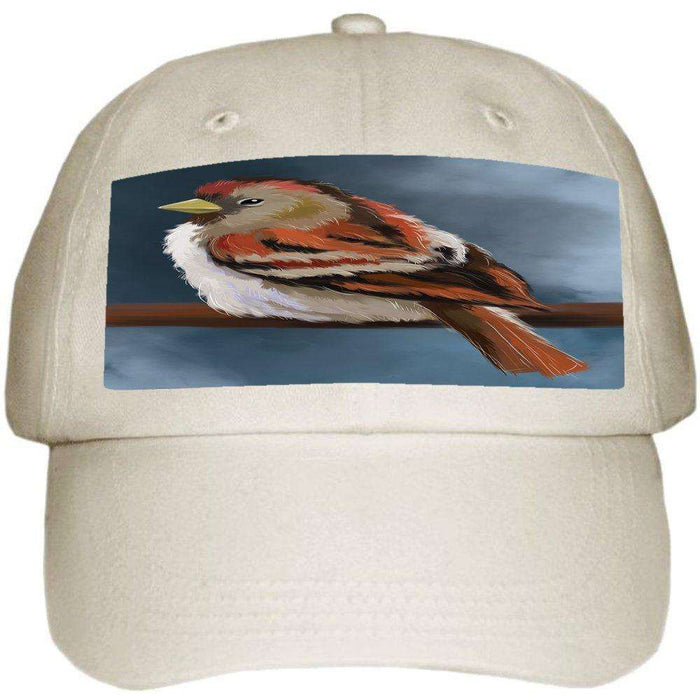 Bird Ball Hat Cap Off White