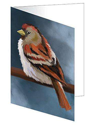 Bird Handmade Artwork Assorted Pets Greeting Cards and Note Cards with Envelopes for All Occasions and Holiday Seasons