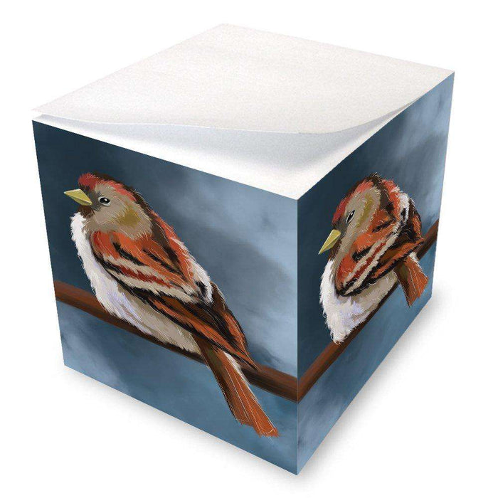 Bird Note Cube