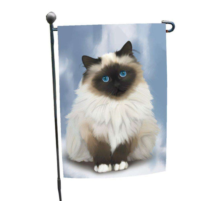 Birman Cat Garden Flag