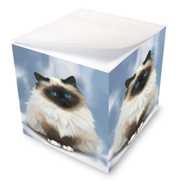 Birman Cat Note Cube