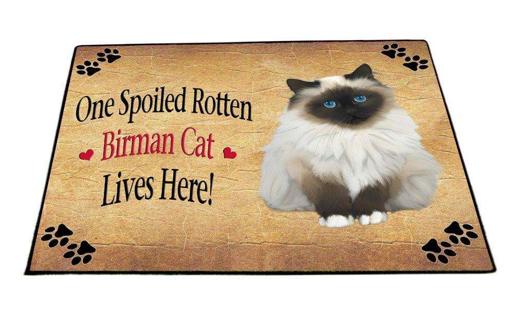 Birman Spoiled Rotten Cat Indoor/Outdoor Floormat