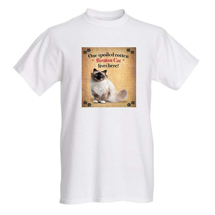 Birman Spoiled Rotten Cat T-Shirt