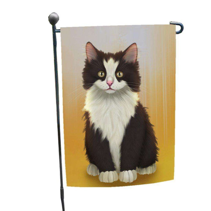 Black And White Cat Garden Flag