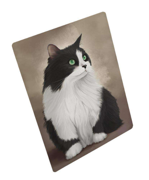 Black And White Persian Cat Magnet Mini (3.5" x 2")