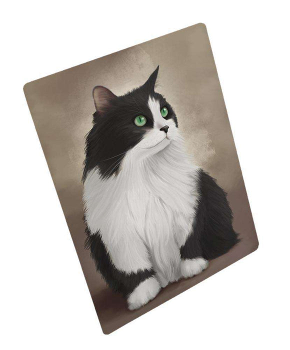 Black And White Persian Cat Magnet