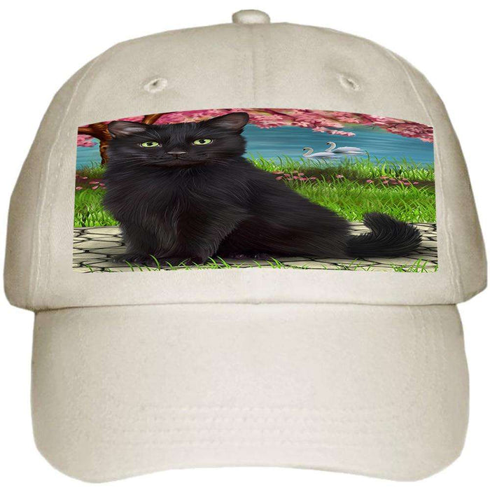 Black Cat Ball Hat Cap HAT58944