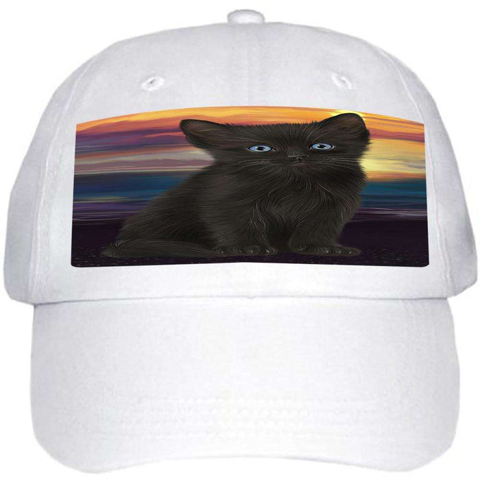 Black Cat Ball Hat Cap HAT58956
