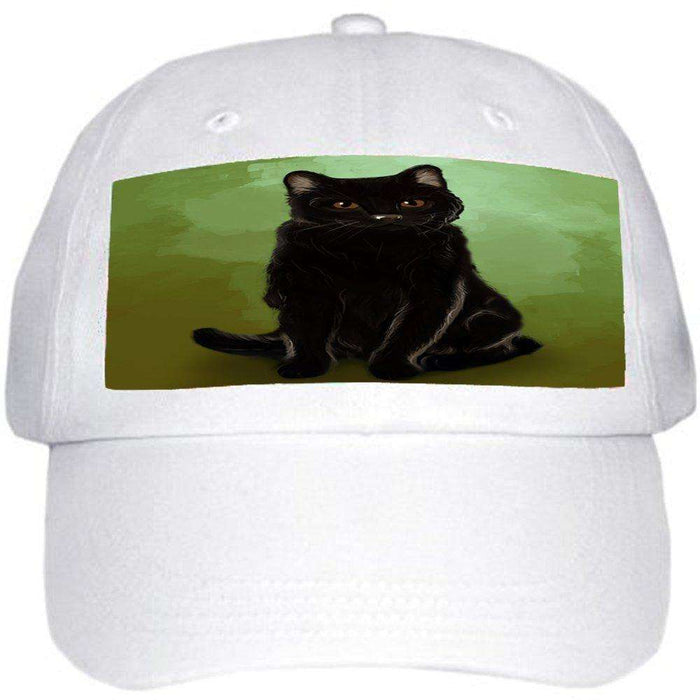 Black Cat Ball Hat Cap