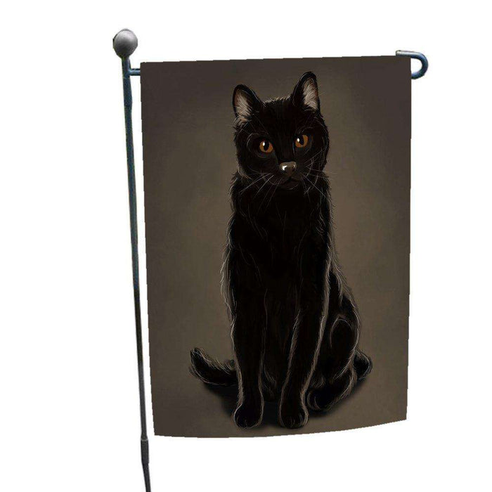 Black Cat Garden Flag