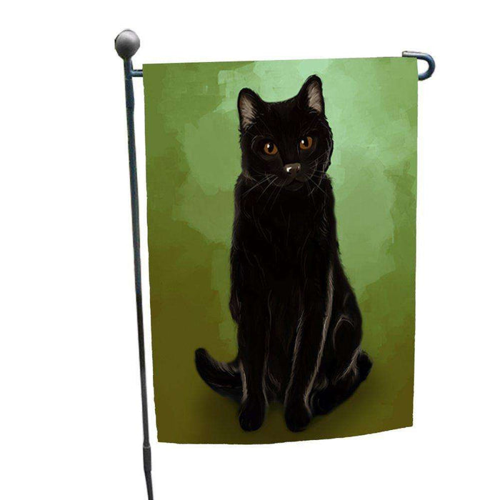Black Cat Garden Flag