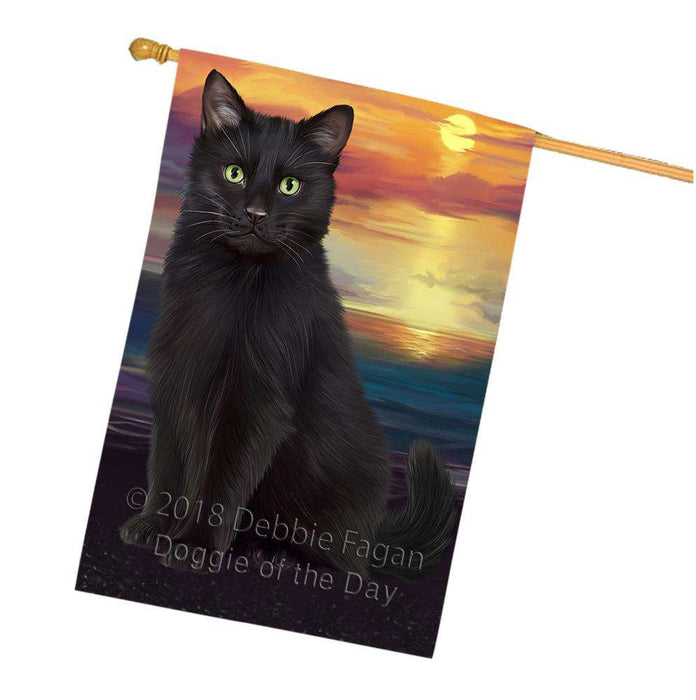 Black Cat House Flag FLG51871