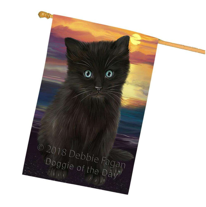 Black Cat House Flag FLG51875